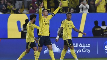 Ronaldo Cetak Brace, Al Nassr Sakti di Liga Arab