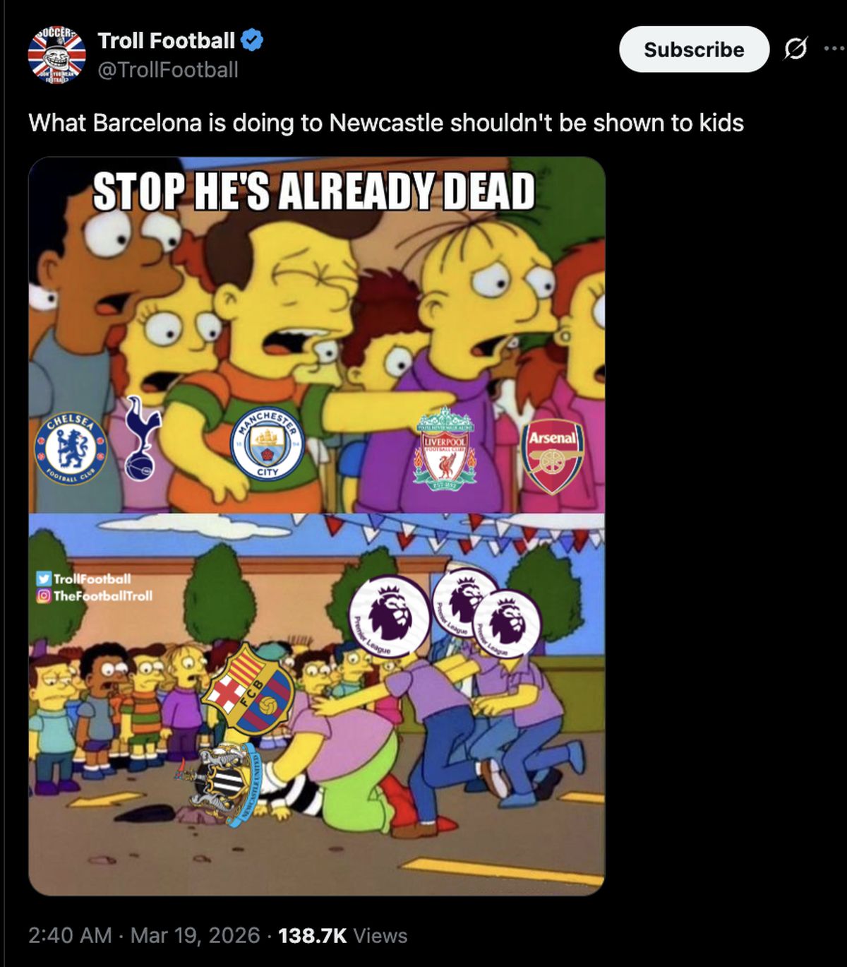 Newcastle dan Chelsea: Sahabat Setia dalam Kekalahan