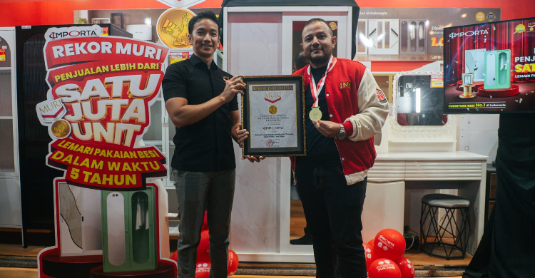 Importa Pecahkan Rekor MURI, Lemari Besi Importa Terjual 1 Juta